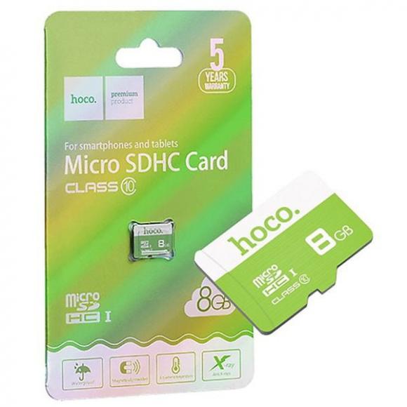 Карта памяти Hoco microSD 8GB Class10